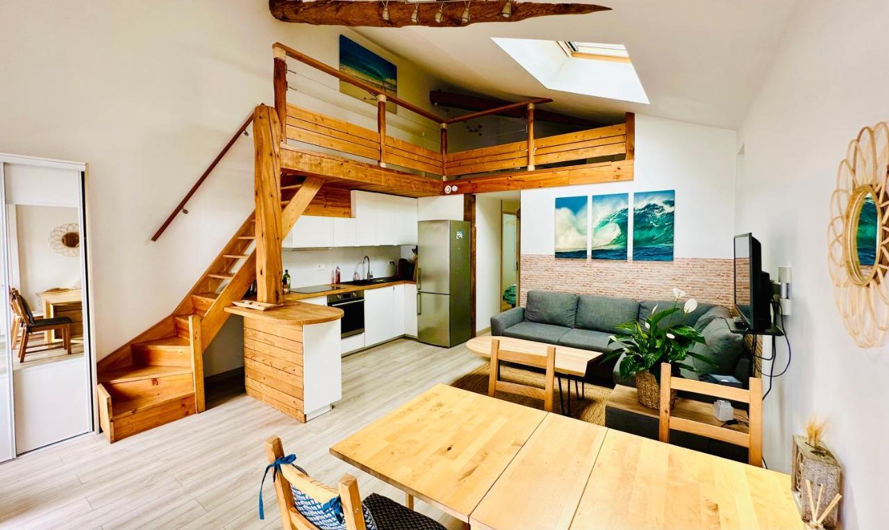 Sunny - Charmant Duplex Avec Terrasse Privative Tosse Exteriör bild